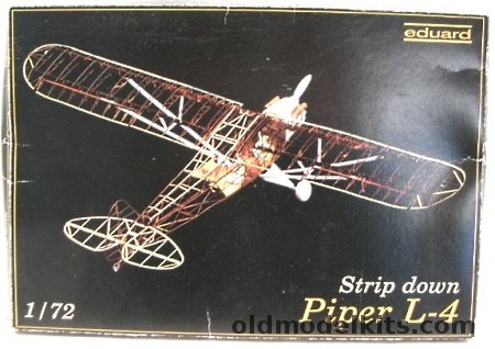 Eduard 1/72 Piper L-4 Cub Strip-Down, 7009 plastic model kit